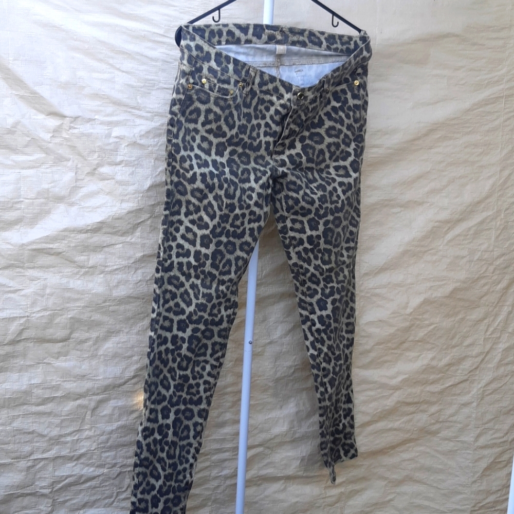 Michael kors lepord print Jean's sz10 womans - Picture 7 of 9